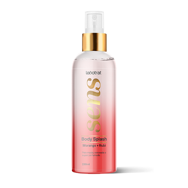 Body Splash Morango E Rubi Sens 230ml Labotrat