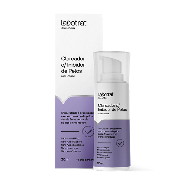 Serum Clareador Com Inibidor De Pelos Axila E Virilha 30ml Labotrat