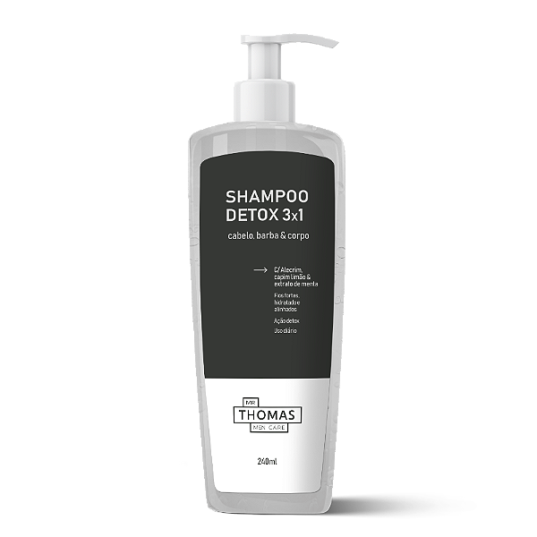 Shampoo Detox 3x1 240 Ml Mr. Thomas Labotrat