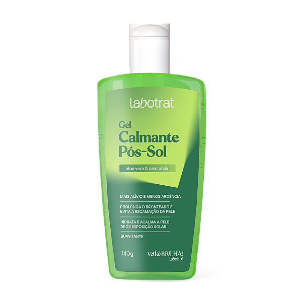 Gel Calmante Pos-Sol Vai & Brilha 140g Labotrat