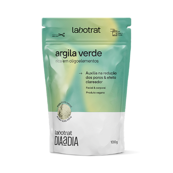 Argila Verde Em Pó Dia a Dia  100g Labotrat