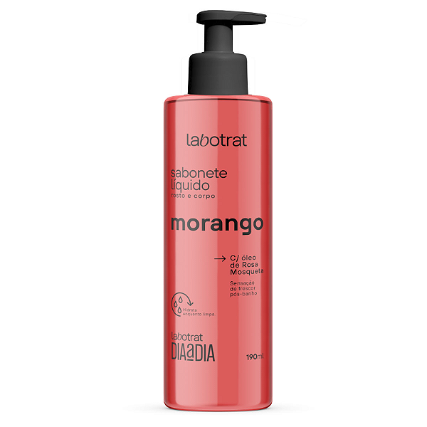 Sabonete Liquido Morango Dia a Dia 190ml Labotrat