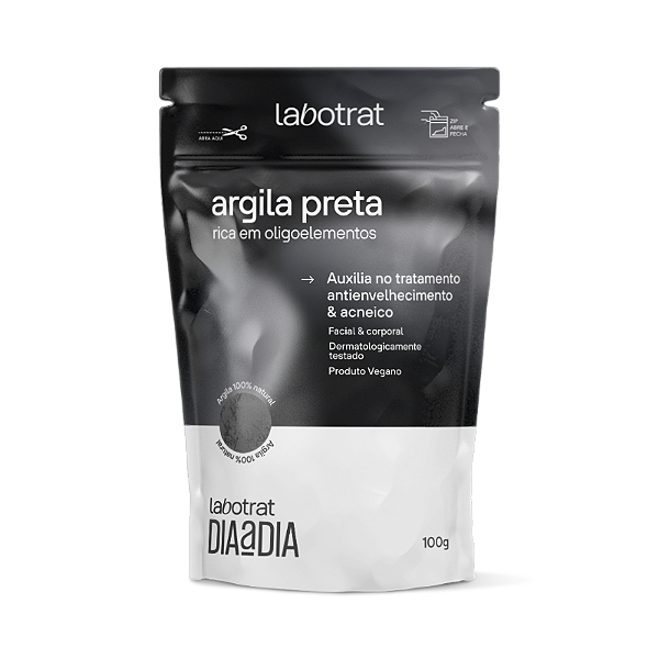 Argila Preta Em Pó Dia A Dia  100g Labotrat