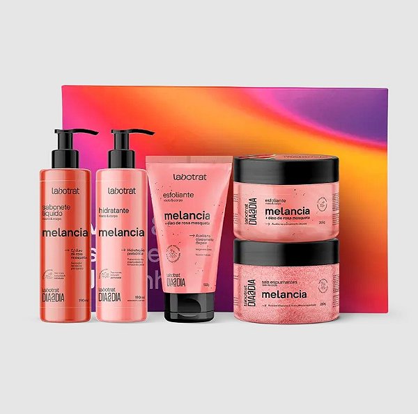 Kit 5 Itens Labotrat Dia A Dia Experiencia De Banho Melancia