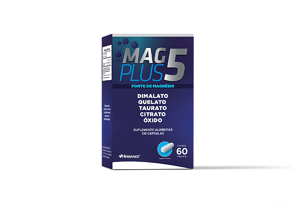 Mag Plus 5 60 Cápsulas Herbamed
