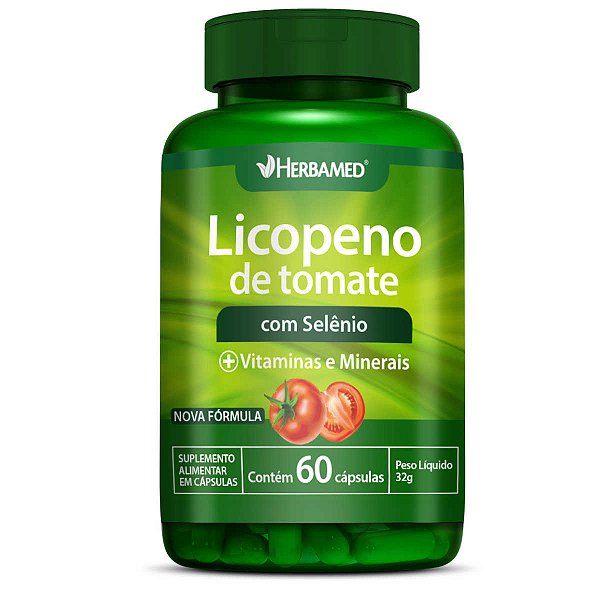 Licopeno De Tomate 60 Cápsulas Herbamed
