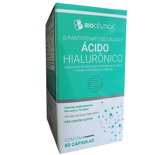 D-Pantotenato De Cálcio 60 Cápsulas Biocêutica