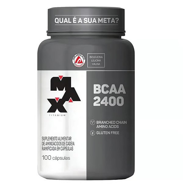 Bcaa 2400 100 Cápsulas Max Titanium