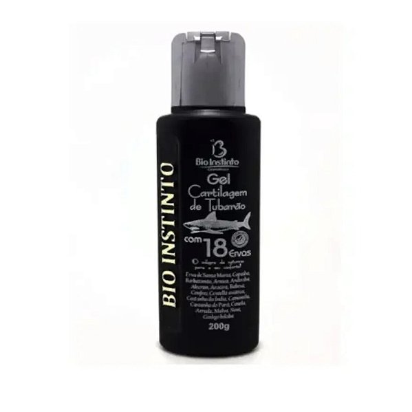 Gel Cartilagem De Tubarão 18 Ervas  200g Bio Instinto