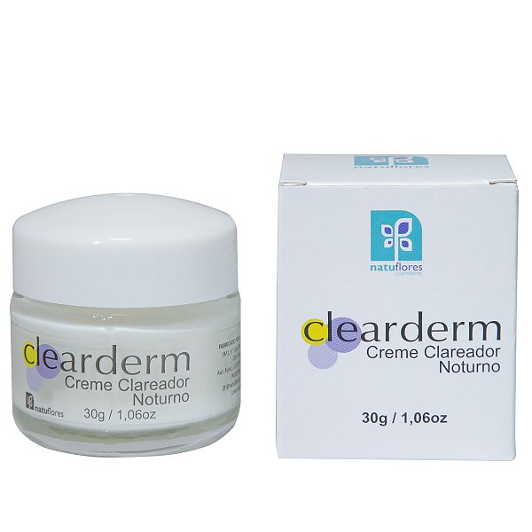 Creme Clareador Noturno Clearderm 30g Natuflores