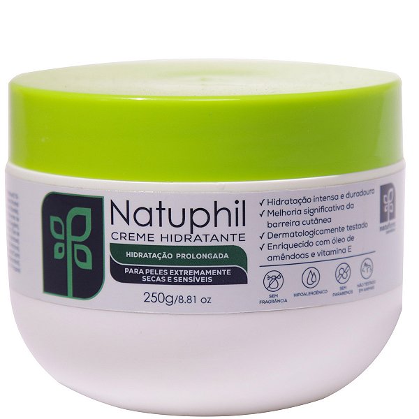 Creme Hidratante Natuphil 250g Natuflores