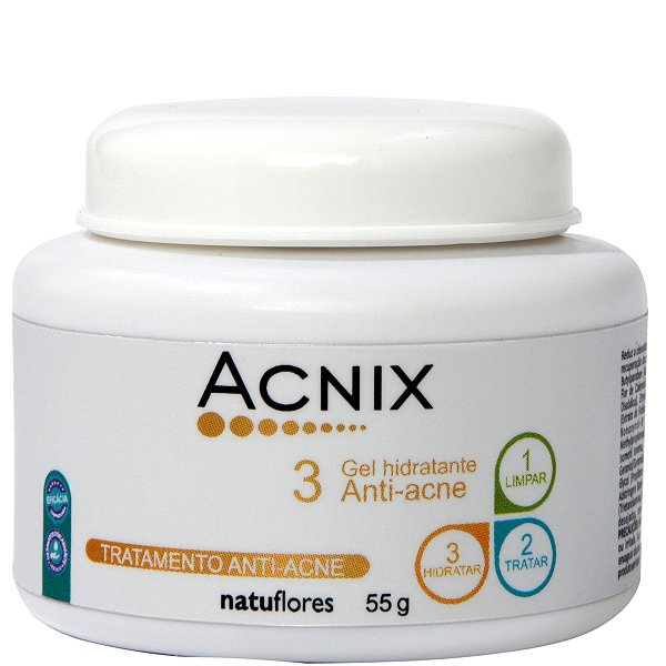 Gel Hidratante Anti-acne Acnix 55g Natuflores