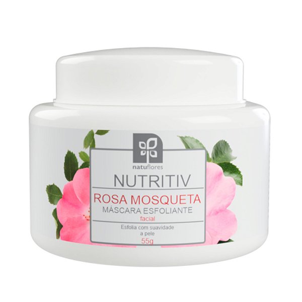 Esfoliante Facial Rosa Mosqueta 55g Nutritiv Natuflores
