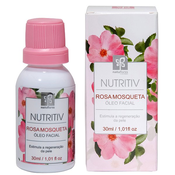 Óleo Facial Rosa Mosqueta Nutritiv 30ml Natuflores