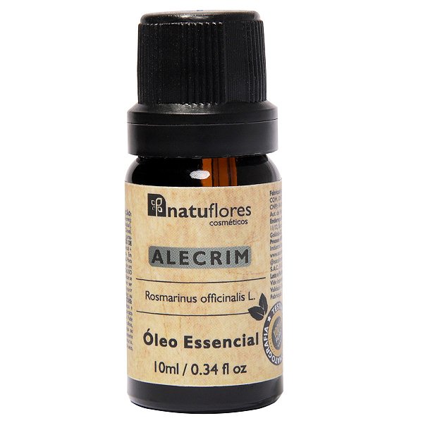 Oleo Essencial Alecrim 10ml Natuflores