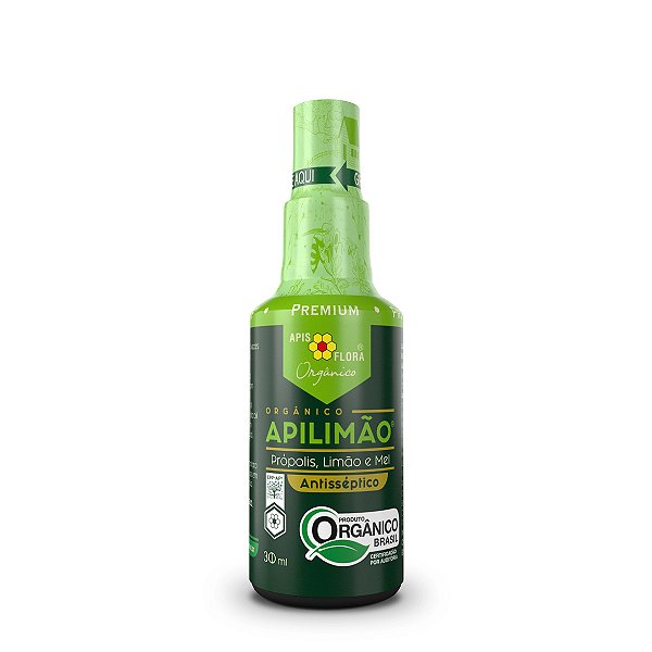 Aromatizante Bucal Apilimão Orgânico Antisséptico Spray 30ml Apis Flora