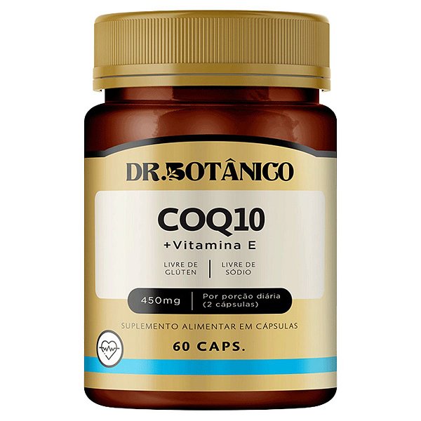 Coq10 + Vitamina E 450 Mg 60 Cápsulas Dr Botânico