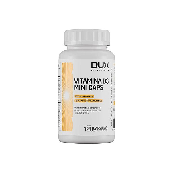 Vitamina D3 120 Cápsulas Dux