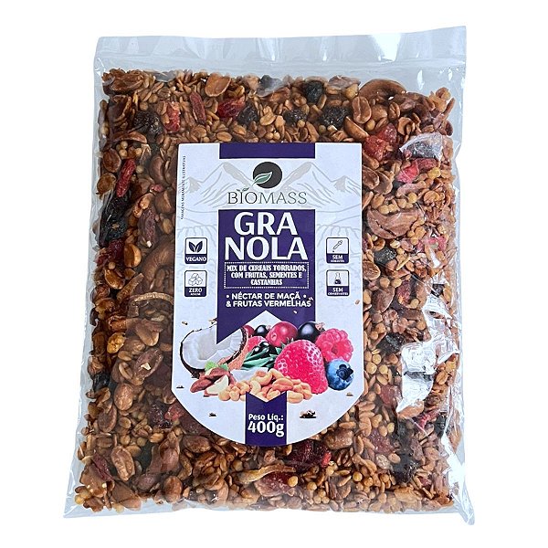 Granola Nectar de Maça e Frutas Vermelhas Biomass