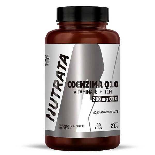 Coenzima Q10 Vitamina E + TCM 30 Cápsulas Nutrata