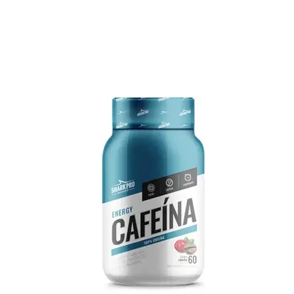 Cafeina Energy 100% Cafeina 60 Capsulas Shark Pro