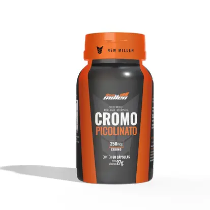 Cromo Picolinato 250 mcg Cromo 60 Cápsulas New Millen