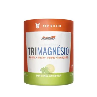 Trimagnésio Sabor Limão com Hortelã 180g New Millen