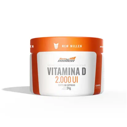 Vitamina D 2.000 UI 60 Cápsulas New Millen
