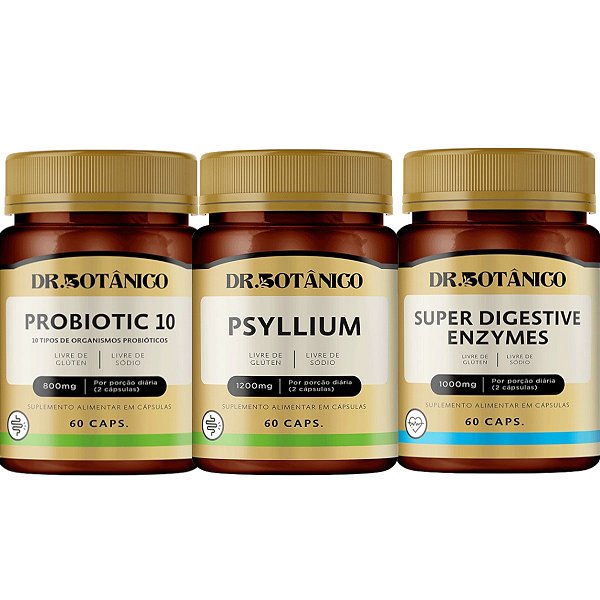 Kit Saúde Intestinal e Digestiva | Conforto, Equilíbrio e Bem-Estar