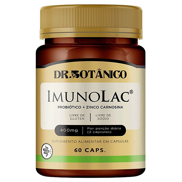 Imunolac 400 Mg 60 Cápsulas Dr Botânico