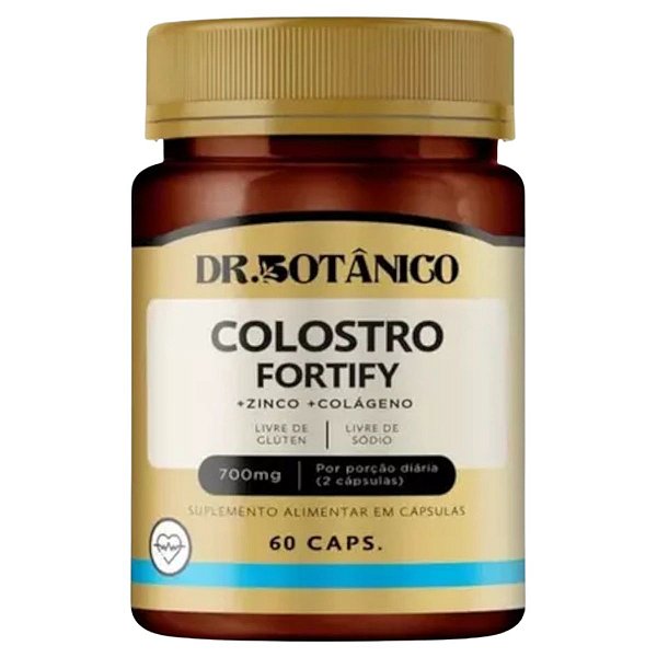 Colostro Fortify 700Mg 60 Cápsulas Dr Botanico