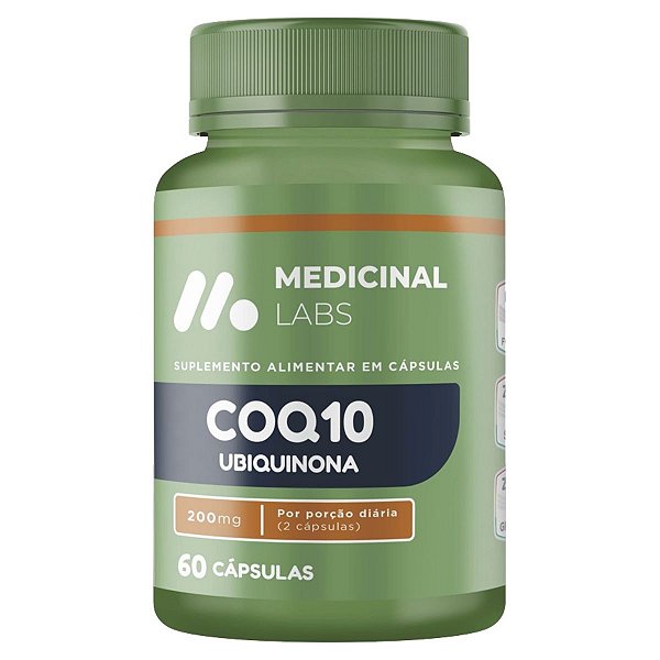 Coq10 Ubiquinona 200Mg 60 Cápsulas Medicinal Labs