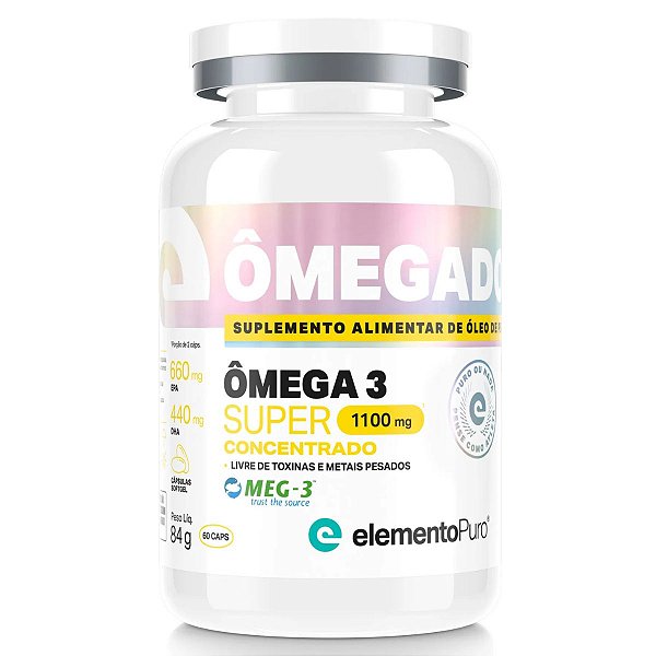 Ômegadop Ômega 3 1100Mg 60 Cápsulas ElementoPuro