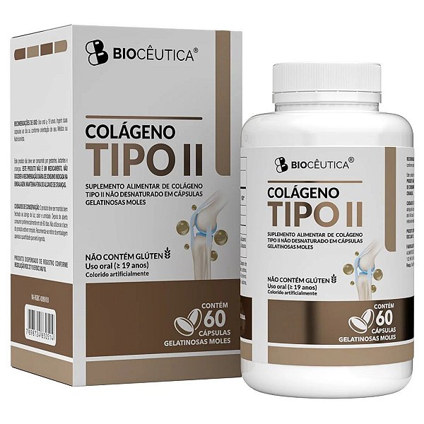 Colágeno Tipo 2 60 Cápsulas Biocêutica