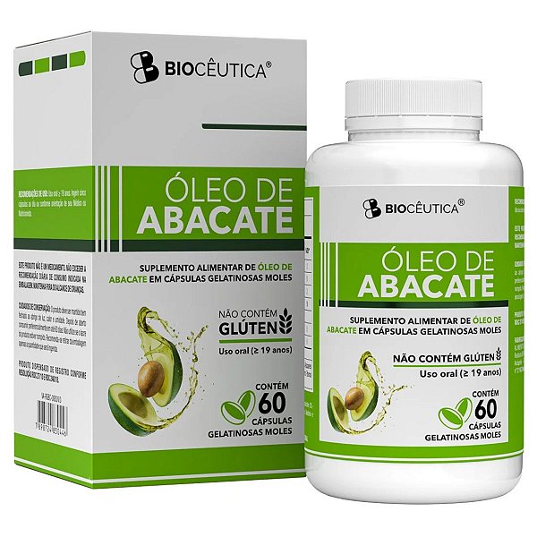 Óleo de Abacate 60 Cápsulas Dr. Botânico