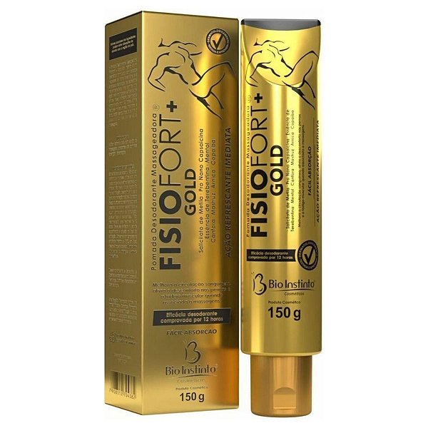 Pomada Des. Massageadora Fisiofort Gold 150g Bio Instinto