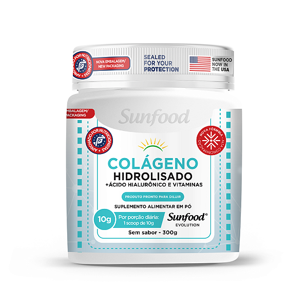 Colágeno Hidrolisado 300g Sunfood Evolution