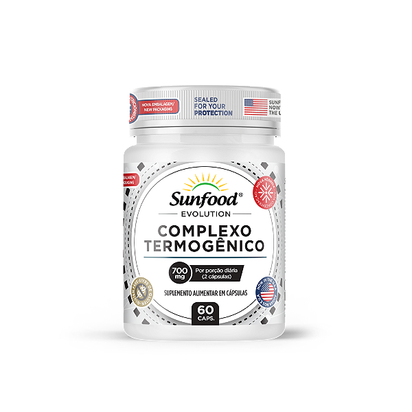 Complexo Termogênico 700mg 60 Cáps Sunfood Evolution