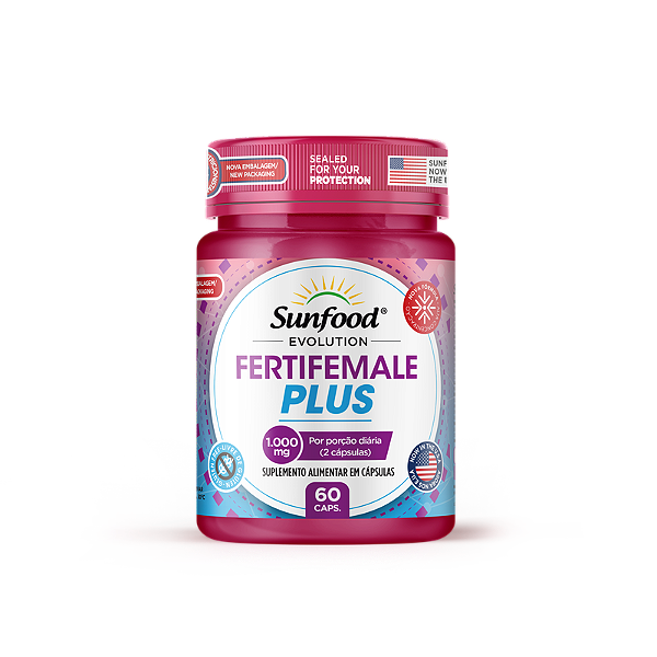 Fertifemale Plus 1000mg 60 Caps Sunfood Evolution