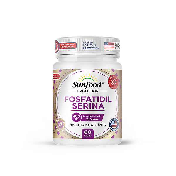 Fosfatidilserina 400mg 60 Cápsulas Sunfood Evolution