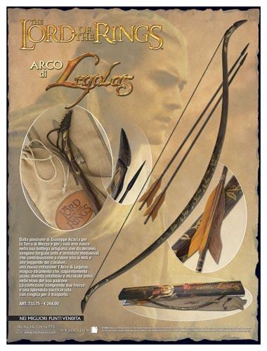 Lord Of The Rings Legolas (Orlando Bloom) Arco Bow 1:1 Réplica