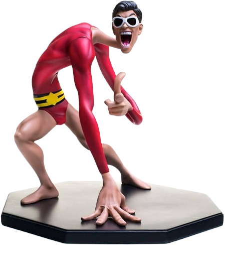 👍【SEMI-NOVO】Iron Studios Plastic-Man Art Scale - DC Comics By Ivan Reis 1/10 (SEM CAIXA)
