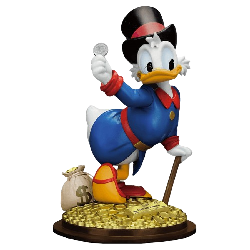 🦆 【NOVO / LACRADO】Beast Kingdom Scrooge Mcduck - Ducktales - Master Craft - 40 cm