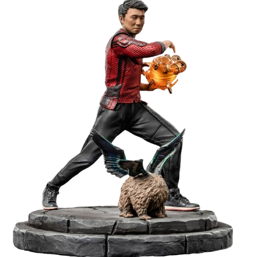 Shang-Chi & Morris Estátua 1/10 - Iron Studios | Colecionável Marvel Oficial
