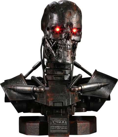 Sideshow / Legacy Effects Terminator Salvation T-600 Life Size Bust 1:1