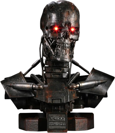 Sideshow / Legacy Effects Terminator Salvation T-600 Life Size Bust 1:1
