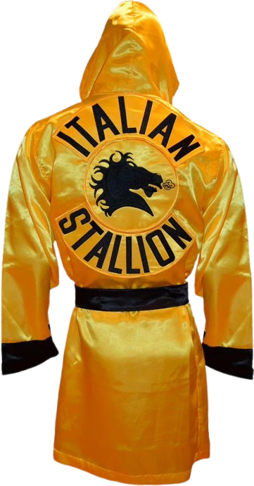 【PRÉ-VENDA】Syl Stallone Shop Rocky III Italian Stallion Boxing Robe