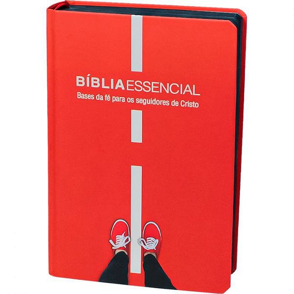 Bíblia Essencial Bases da fé para os seguidores de Cristo, Nova Almeida Atualiza, Capa dura Vermelho