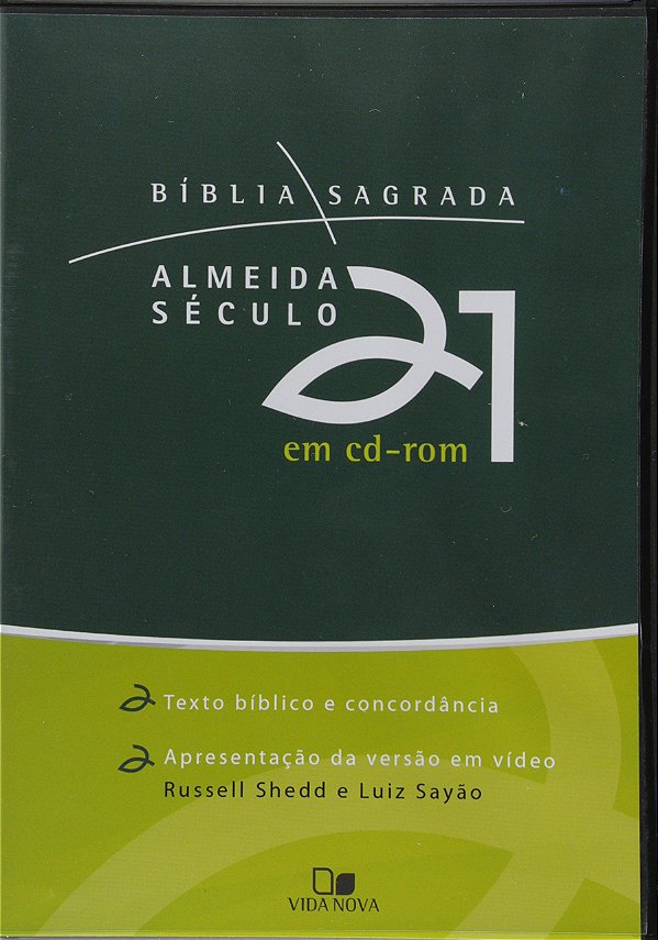 Bíblia Almeida Século 21 - CD-Rom Capa comum