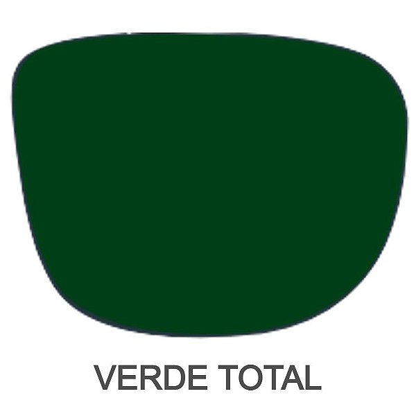 Lente com Grau no Solar VERDE TOTAL (Lente toda em uma cor)